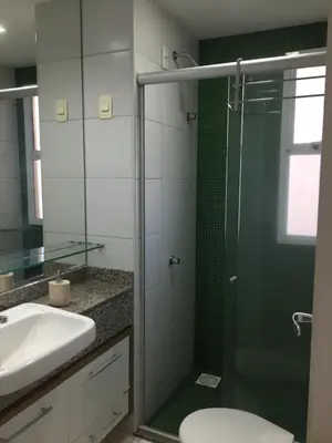 Uma casa de banho em Terramaris Apartamento