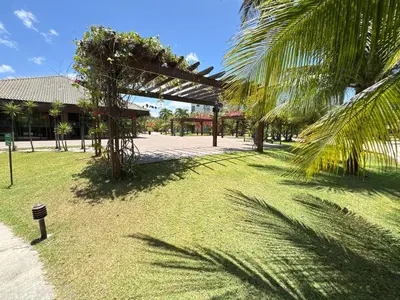 Um jardim no exterior de VG Sun Cumbuco