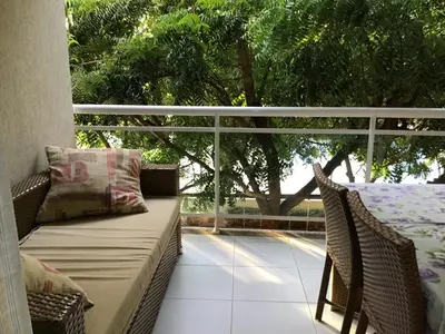 Uma varanda ou terraço em Condomínio Palm Beach