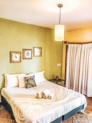 Uma cama ou camas num quarto em Pousada Meeting Point & KiteSchool