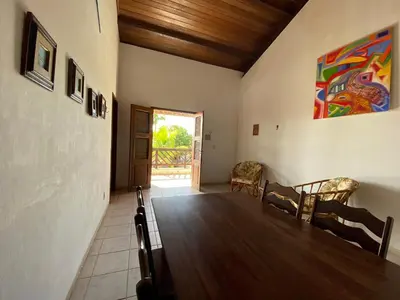 Uma área de estar em Pousada Isca do Sol