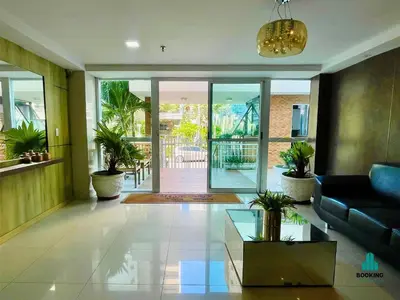 Uma área de estar em Brisa do Mar Apartments