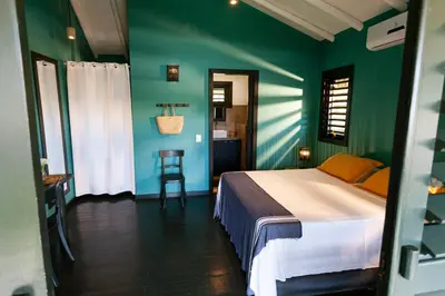 Uma cama ou camas num quarto em Hotel VilaVeraTheresa