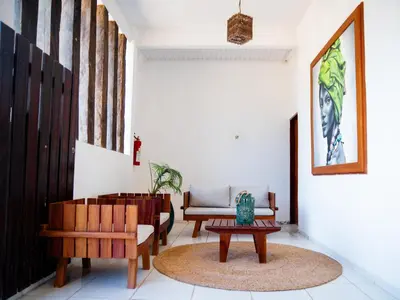 Uma área de estar em Pousada Matusa