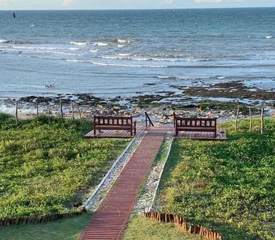 Paisagem natural perto da casa de férias
