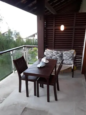 Uma varanda ou terraço em Apartamento Taíba Beach Resort