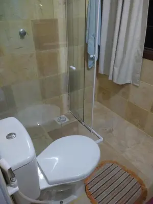 Uma casa de banho em Apartamento Taíba Beach Resort
