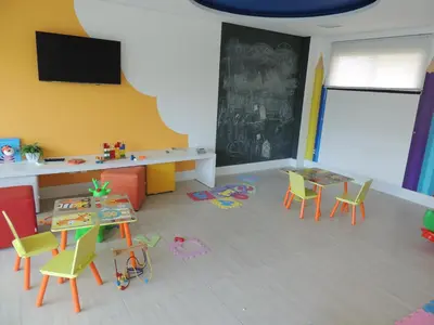 O clube infantil de Apartamento no Porto das Dunas - Beach Way