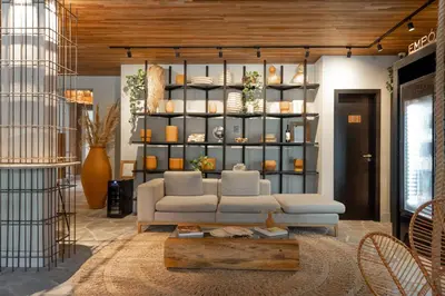 Uma área de estar em Pauli Boutique Hotel