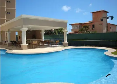 A piscina em ou perto de Apartamento condomínio Bech Village Fortaleza