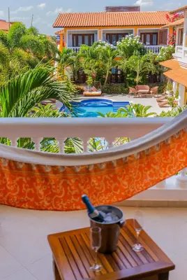 A piscina em ou perto de Hotel Villa Beija Flor