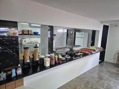 A cozinha ou kitchenette de Pousada Arco Iris Fortaleza