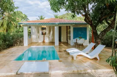 A piscina em ou perto de Refugios Parajuru - Casa Manga