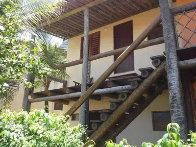 Uma varanda ou terraço em Pousada Agua Marinha
