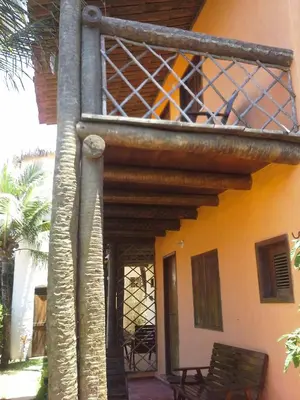 Uma varanda ou terraço em Pousada Agua Marinha