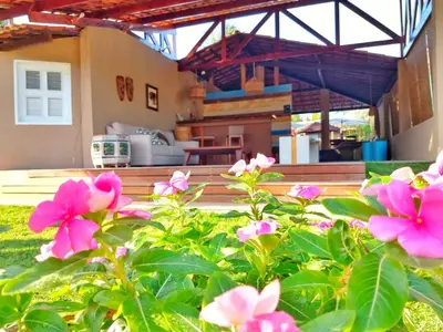 Um jardim no exterior de Mar de Jeri