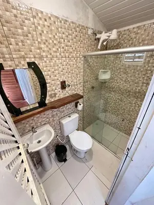 Uma casa de banho em Mar de Jeri