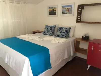 Uma cama ou camas num quarto em Mar de Jeri