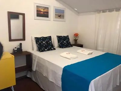 Uma cama ou camas num quarto em Mar de Jeri