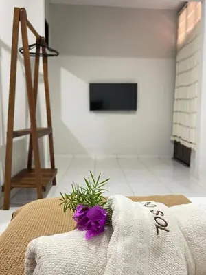 Uma televisão e/ou sistema de entretenimento em Pousada Por do Sol