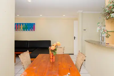 Uma área de estar em Porto de Iracema Apartment 2 Quartos/ 2 Bedrooms)