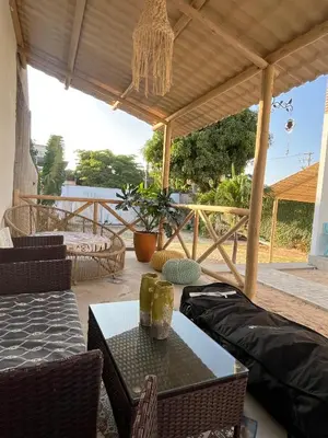 Uma varanda ou terraço em Pousada Paracuru Surf