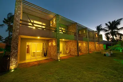 O edifício onde a estalagem está situado