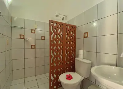 Uma casa de banho em Pousada da Renata