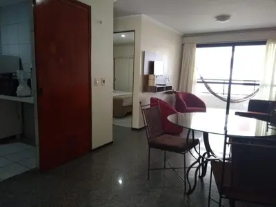 A cozinha ou kitchenette de Ocean Tower Fortaleza