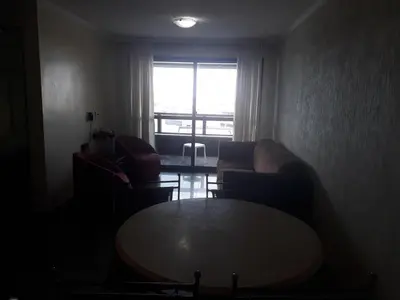 Uma área de estar em Ocean Tower Fortaleza