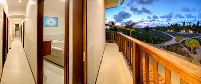 Uma varanda ou terraço em Rede Andrade Dunas