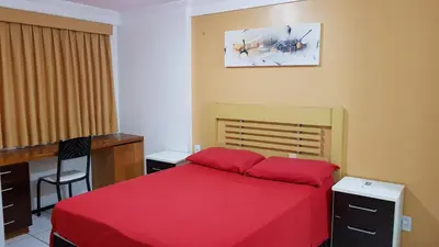 Uma cama ou camas num quarto em Apartamento Porto de Iracema estilo