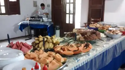Refeições in the country house ou nas proximidades