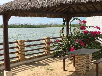 Paisagem natural perto deste parque de campismo