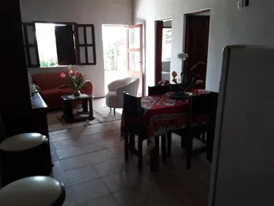 Uma área de estar em Villa Orazio Prainha