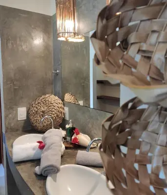 Uma casa de banho em Chill Mango