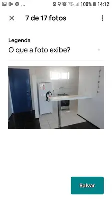 A planta de Apartamento Beira mar