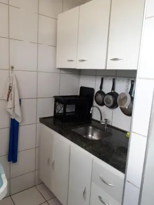 A cozinha ou kitchenette de Apartamento Beira mar
