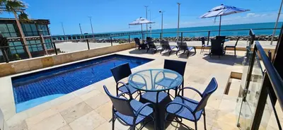 A piscina em ou perto de Flat Simples na Praia de Iracema