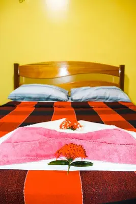 Uma cama ou camas num quarto em Casa do Mestre Avila