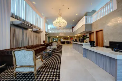 A área de receção ou átrio de Hotel da Villa