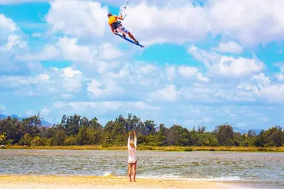 Os clientes hospedados em Windtown Beach Hotel