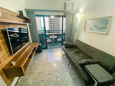 Uma área de estar em Flat no Saint Martin