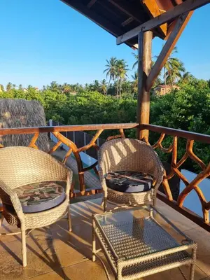 Uma varanda ou terraço em Pousada Icaraizinho Praia