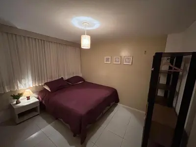 Uma cama ou camas num quarto em COBERTURA DUPLEX, 5 qtos, jacuzzi, vista mar, piscinas - terra maris