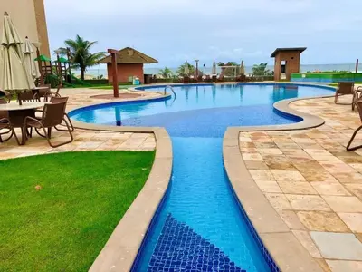A piscina em ou perto de COBERTURA DUPLEX, 5 qtos, jacuzzi, vista mar, piscinas - terra maris