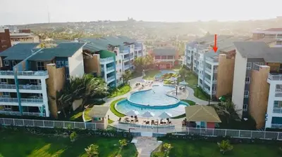 A piscina em ou perto de COBERTURA DUPLEX, 5 qtos, jacuzzi, vista mar, piscinas - terra maris