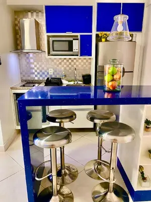 A cozinha ou kitchenette de Apto. Novo Landscape Beira Mar