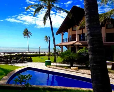 A piscina em ou perto de Dream Beach Cumbuco Oceanfront Apartments