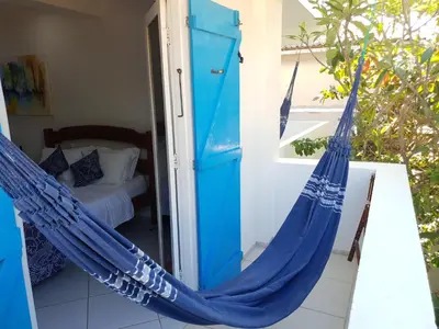 Um pátio ou outra área exterior em Pousada Caminho da Praia